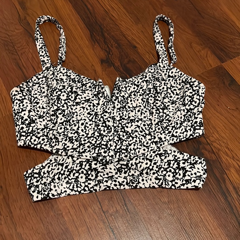 Abstract bra top